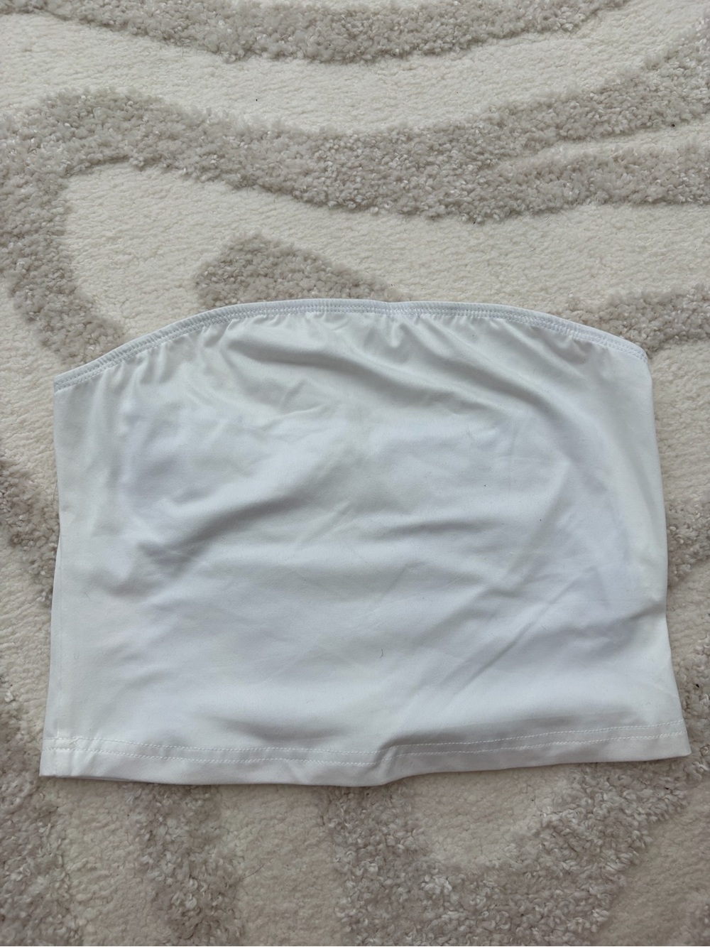 Women’s White Tube Top Layer